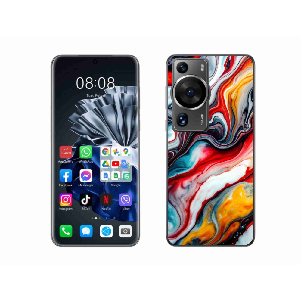Gélový kryt mmCase na Huawei P60 Pro - abstraktný motív 35