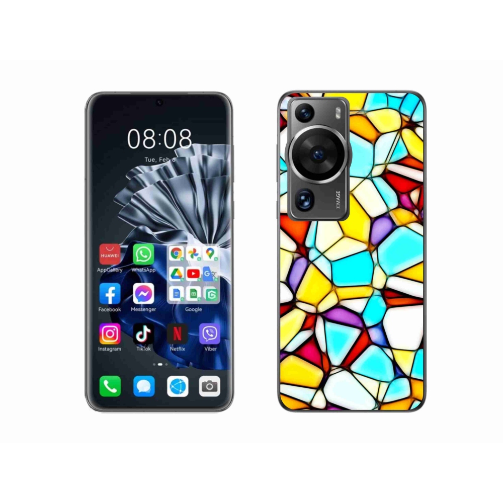 Gélový kryt mmCase na Huawei P60 Pro - abstraktný motív 40
