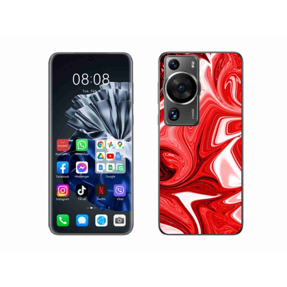 Gélový kryt mmCase na Huawei P60 Pro - abstraktný motív 43