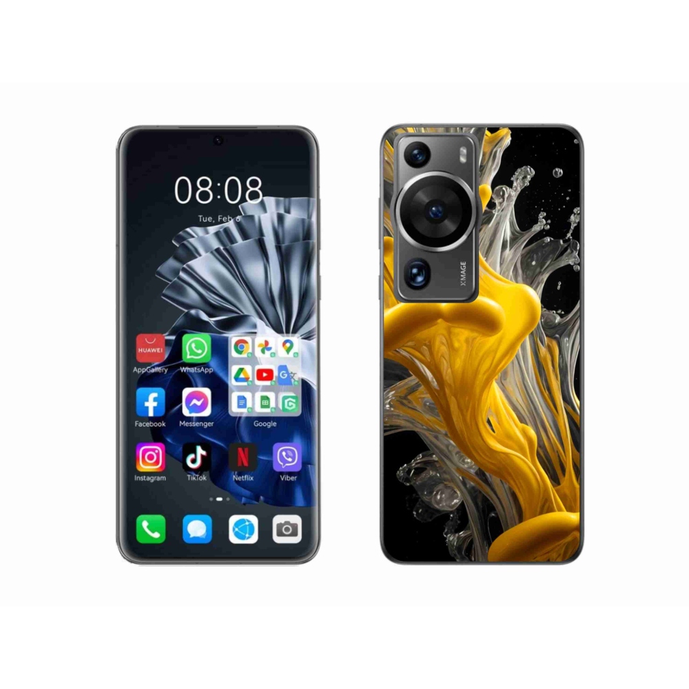 Gélový kryt mmCase na Huawei P60 Pro - abstraktný motív 48