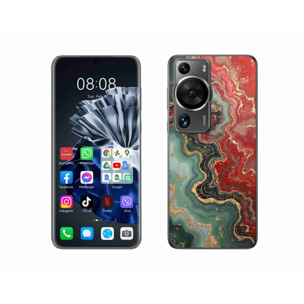 Gélový kryt mmCase na Huawei P60 Pro - abstraktný motív 55