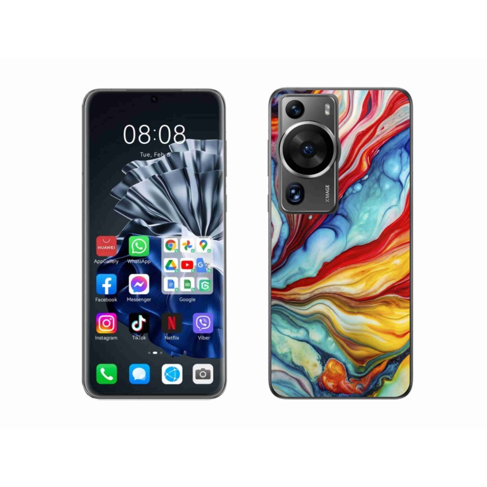 Gélový kryt mmCase na Huawei P60 Pro - abstraktný motív 58