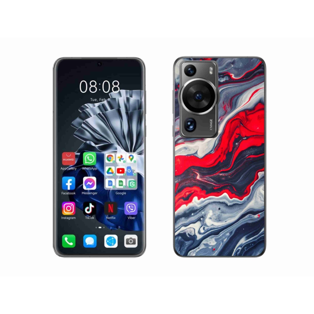Gélový kryt mmCase na Huawei P60 Pro - abstraktný motív 59
