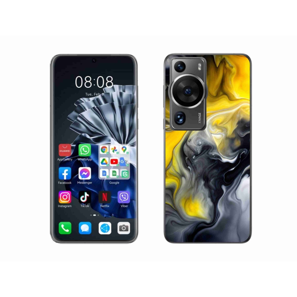 Gélový kryt mmCase na Huawei P60 Pro - abstraktný motív 60