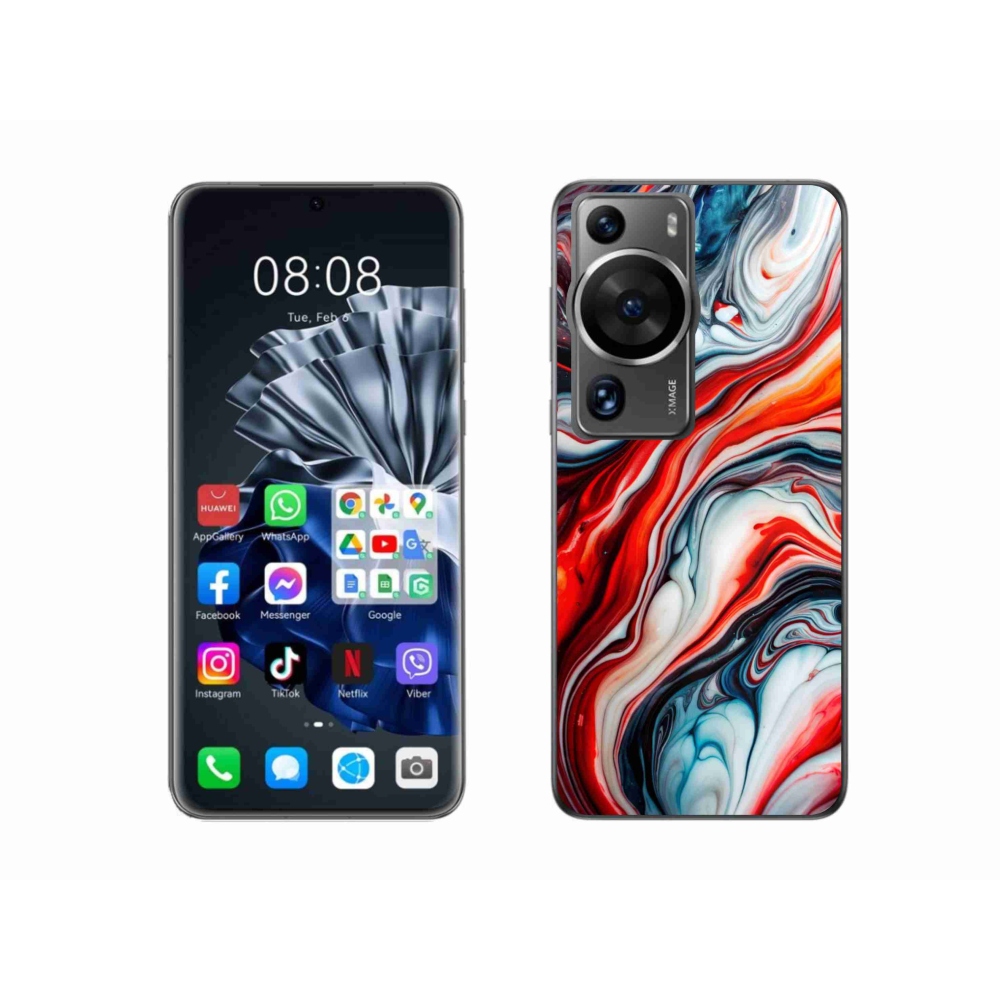 Gélový kryt mmCase na Huawei P60 Pro - abstraktný motív 63