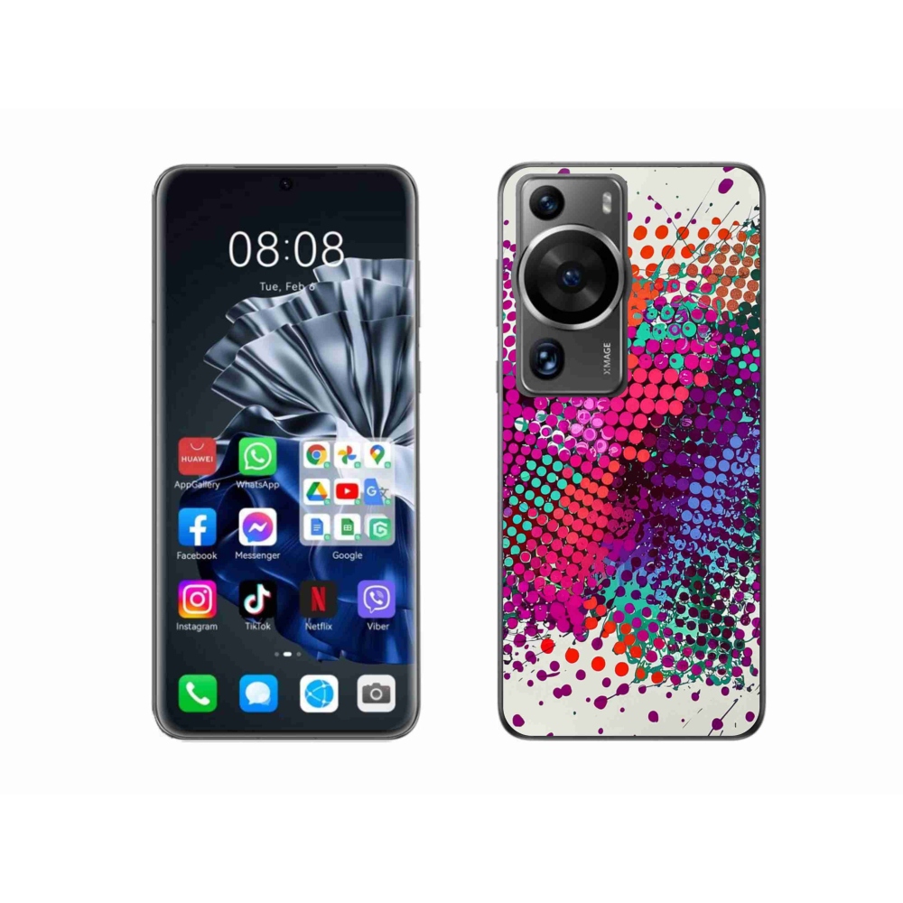 Gélový kryt mmCase na Huawei P60 Pro - abstraktný motív 65