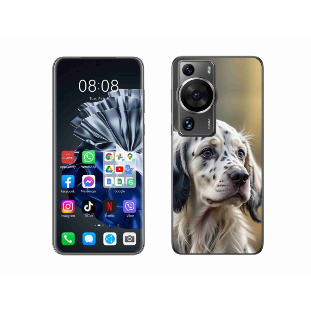 Gélový kryt mmCase na Huawei P60 Pro - anglický seter