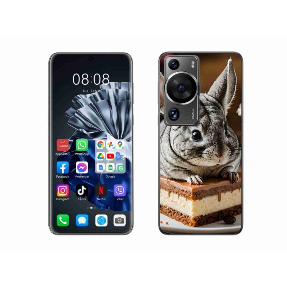 Gélový kryt mmCase na Huawei P60 Pro - činčila