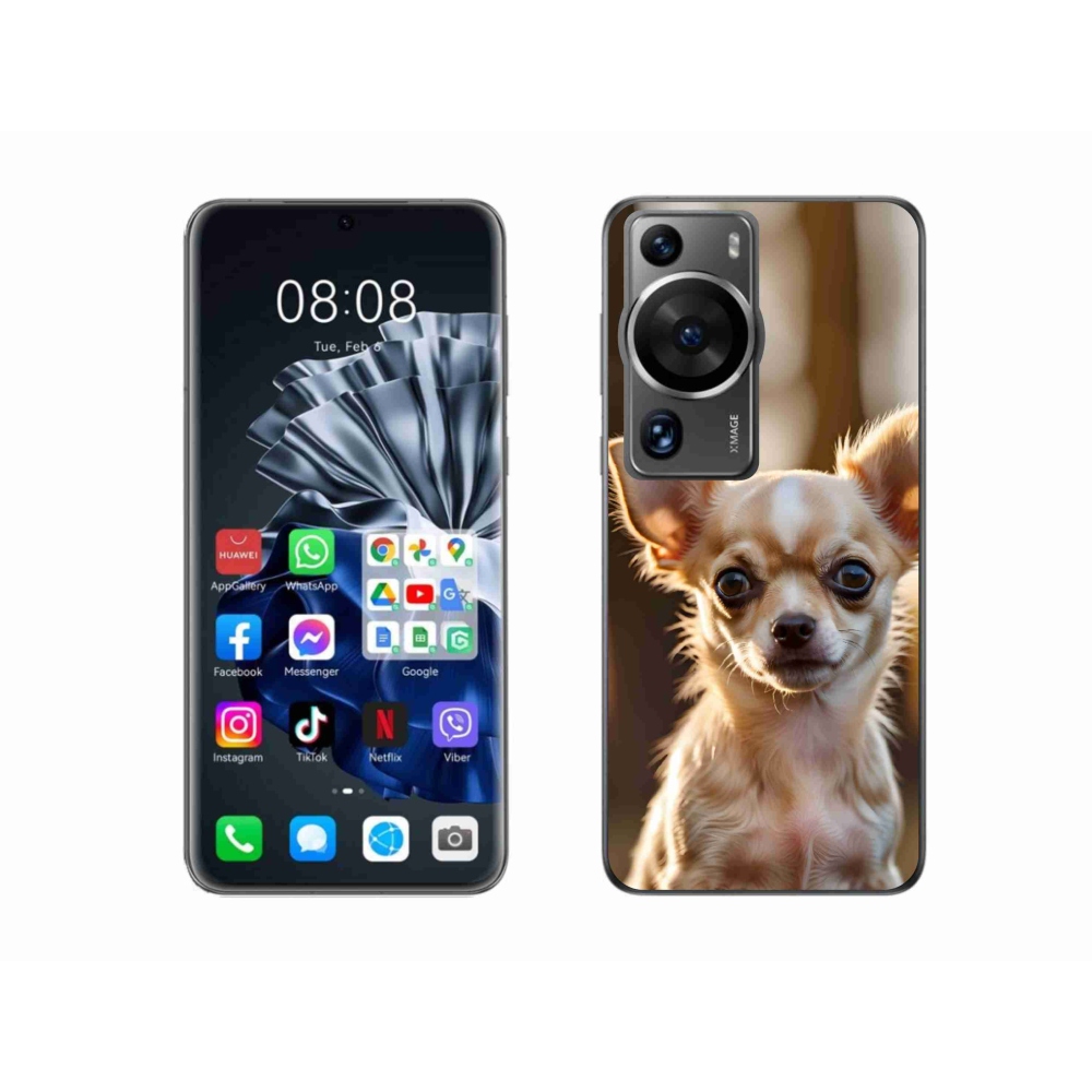 Gélový kryt mmCase na Huawei P60 Pro - čivava 6