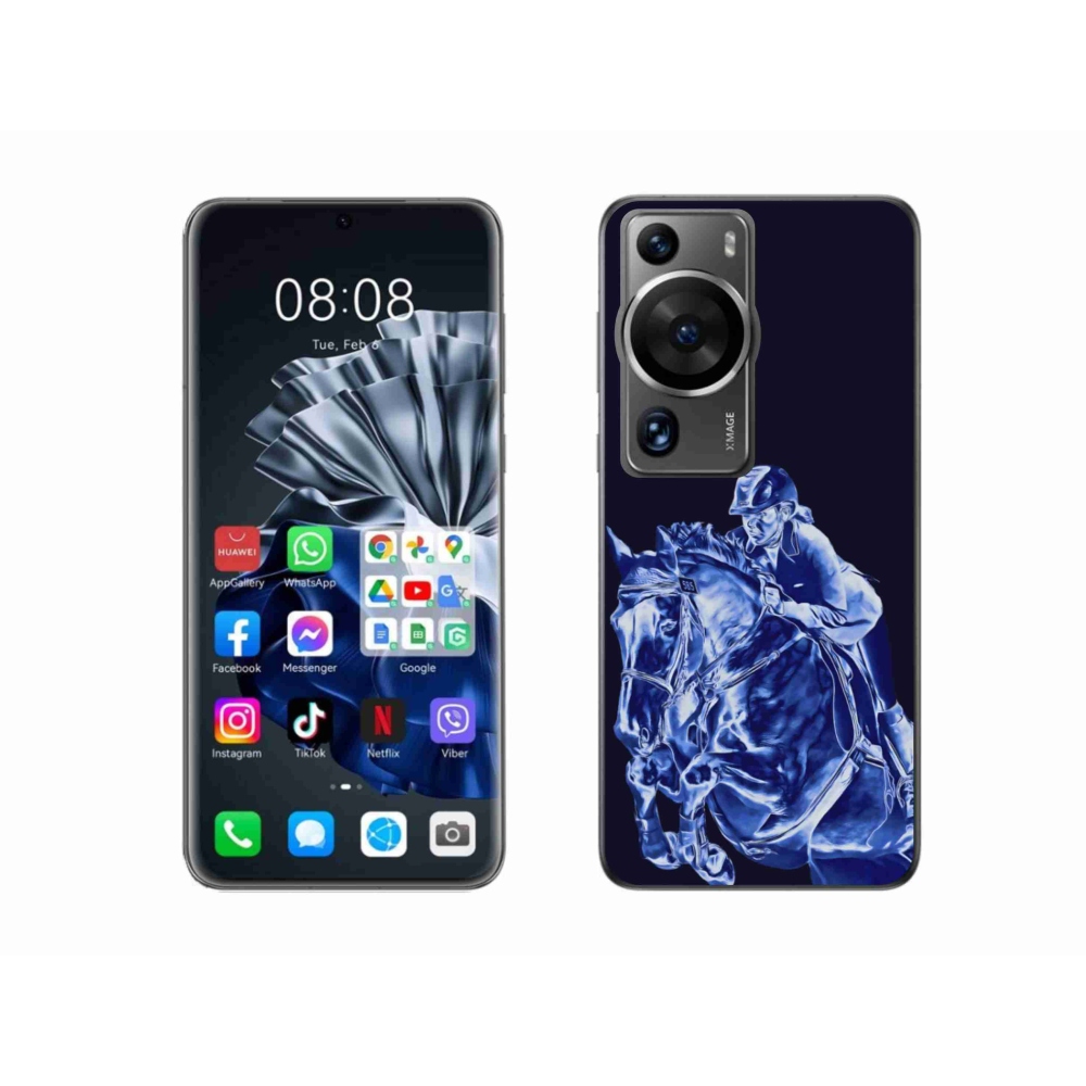 Gélový kryt mmCase na Huawei P60 Pro - dostihový kôň