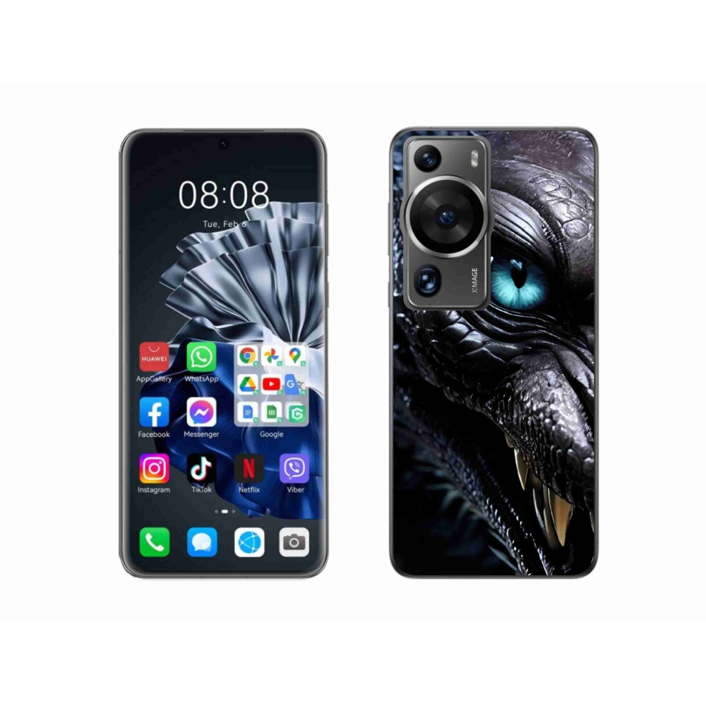 Gélový kryt mmCase na Huawei P60 Pro - dračí pohľad