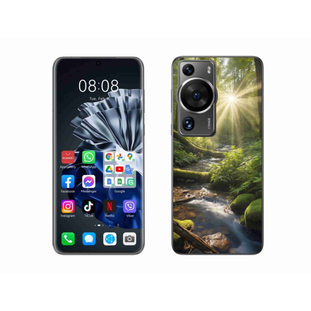 Gélový kryt mmCase na Huawei P60 Pro - hlbina lesa