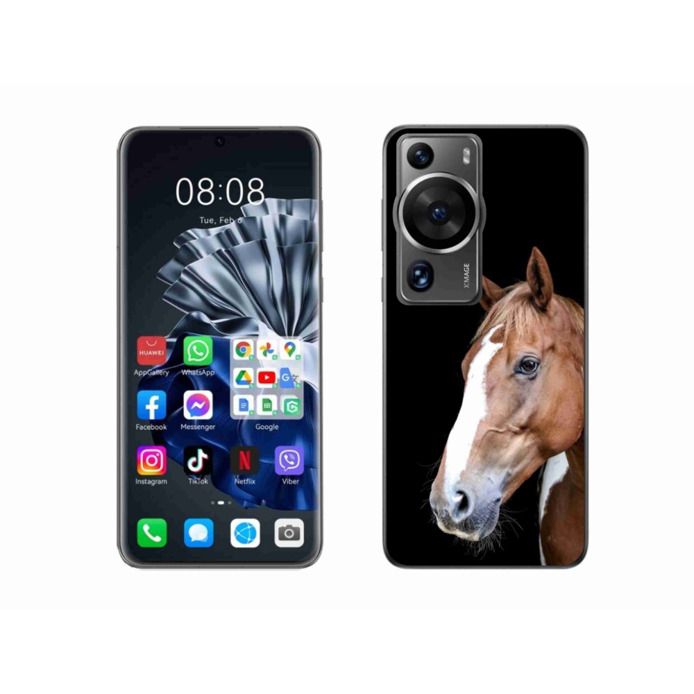 Gélový kryt mmCase na Huawei P60 Pro - hnedý kôň 3