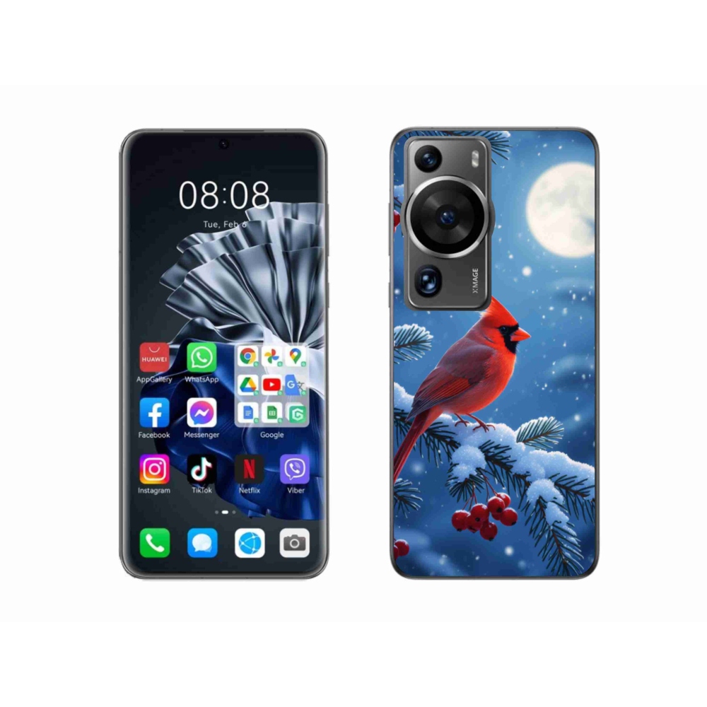 Gélový kryt mmCase na Huawei P60 Pro - kardinál červený