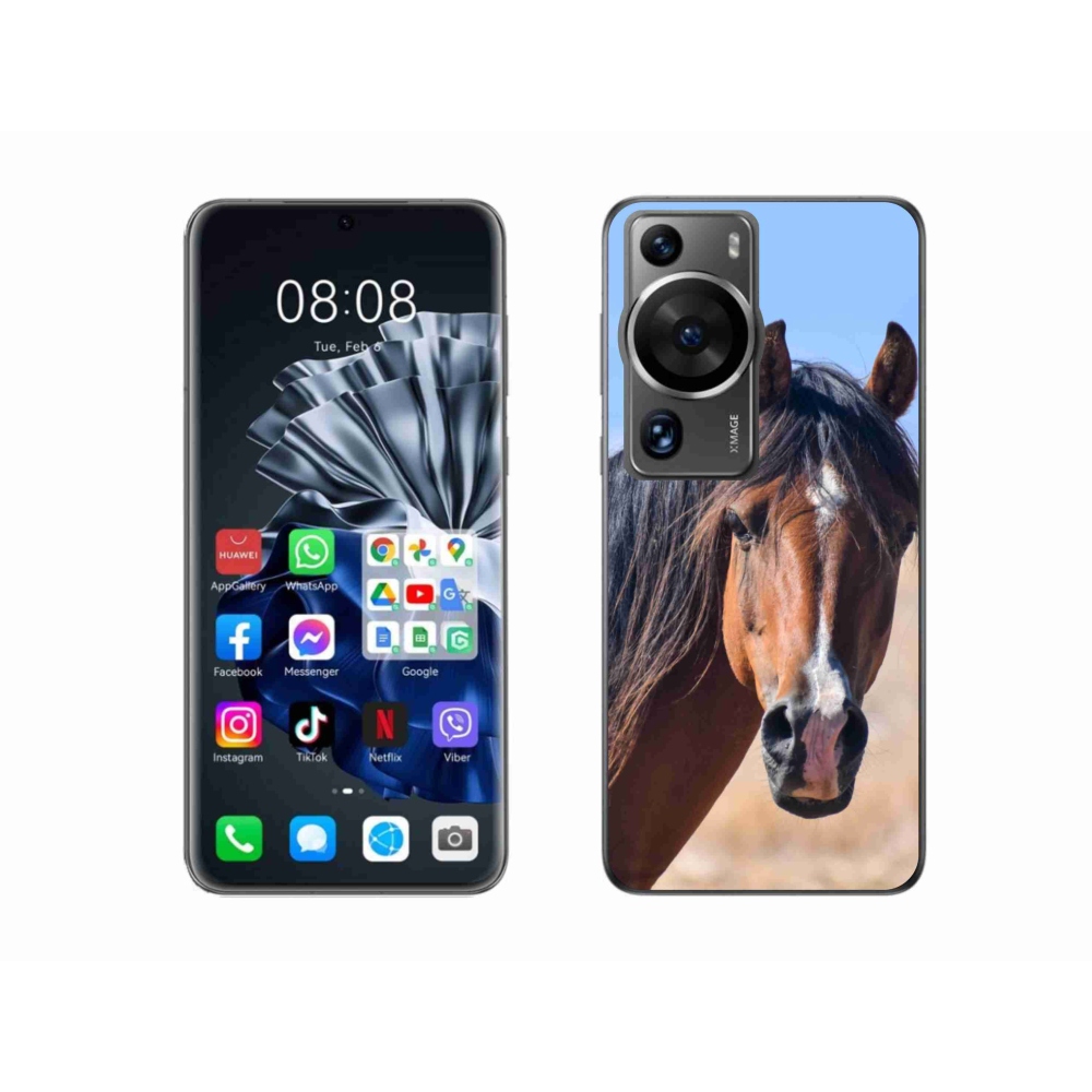 Gélový kryt mmCase na Huawei P60 Pro - pokojný kôň
