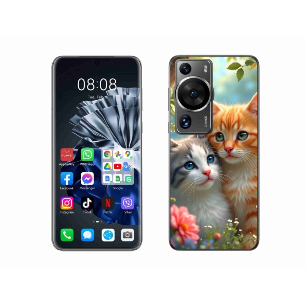 Gélový kryt mmCase na Huawei P60 Pro - mačacia láska 2
