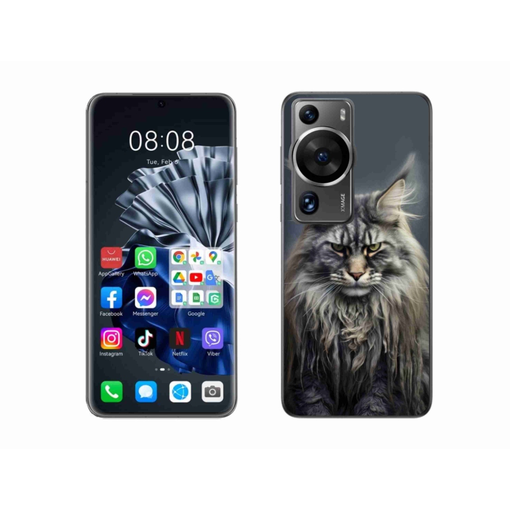Gélový kryt mmCase na Huawei P60 Pro - mačacie pohľad 4