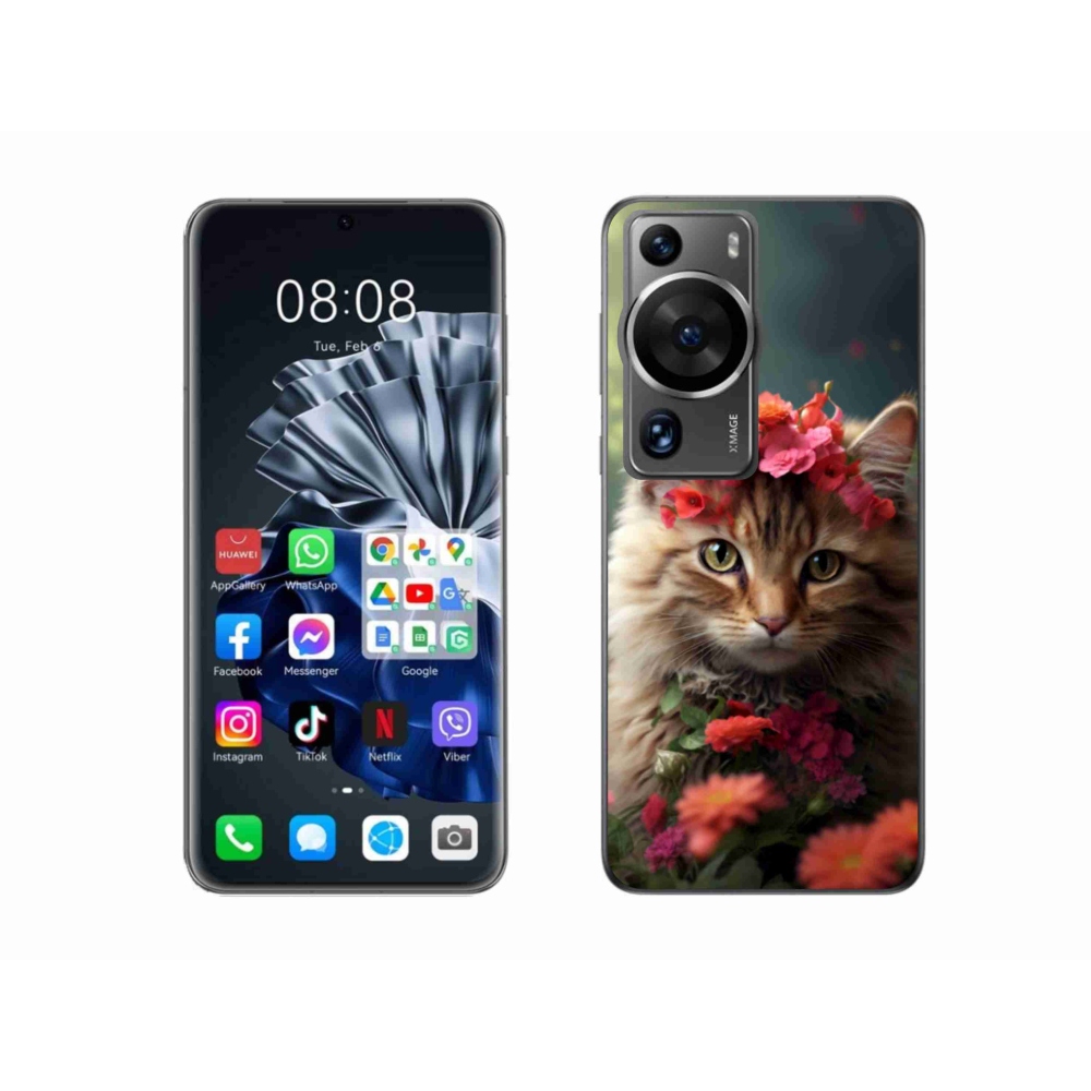 Gélový kryt mmCase na Huawei P60 Pro - mačacia princezná