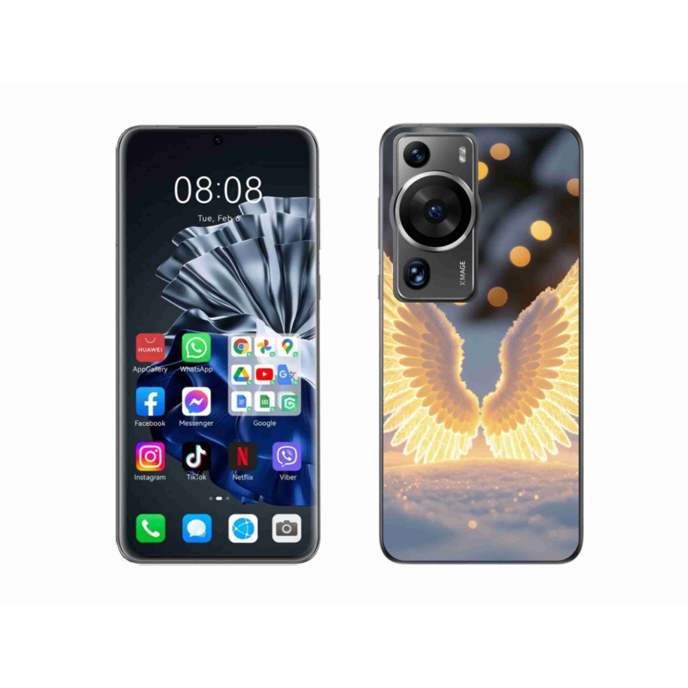 Gélový kryt mmCase na Huawei P60 Pro - krídla