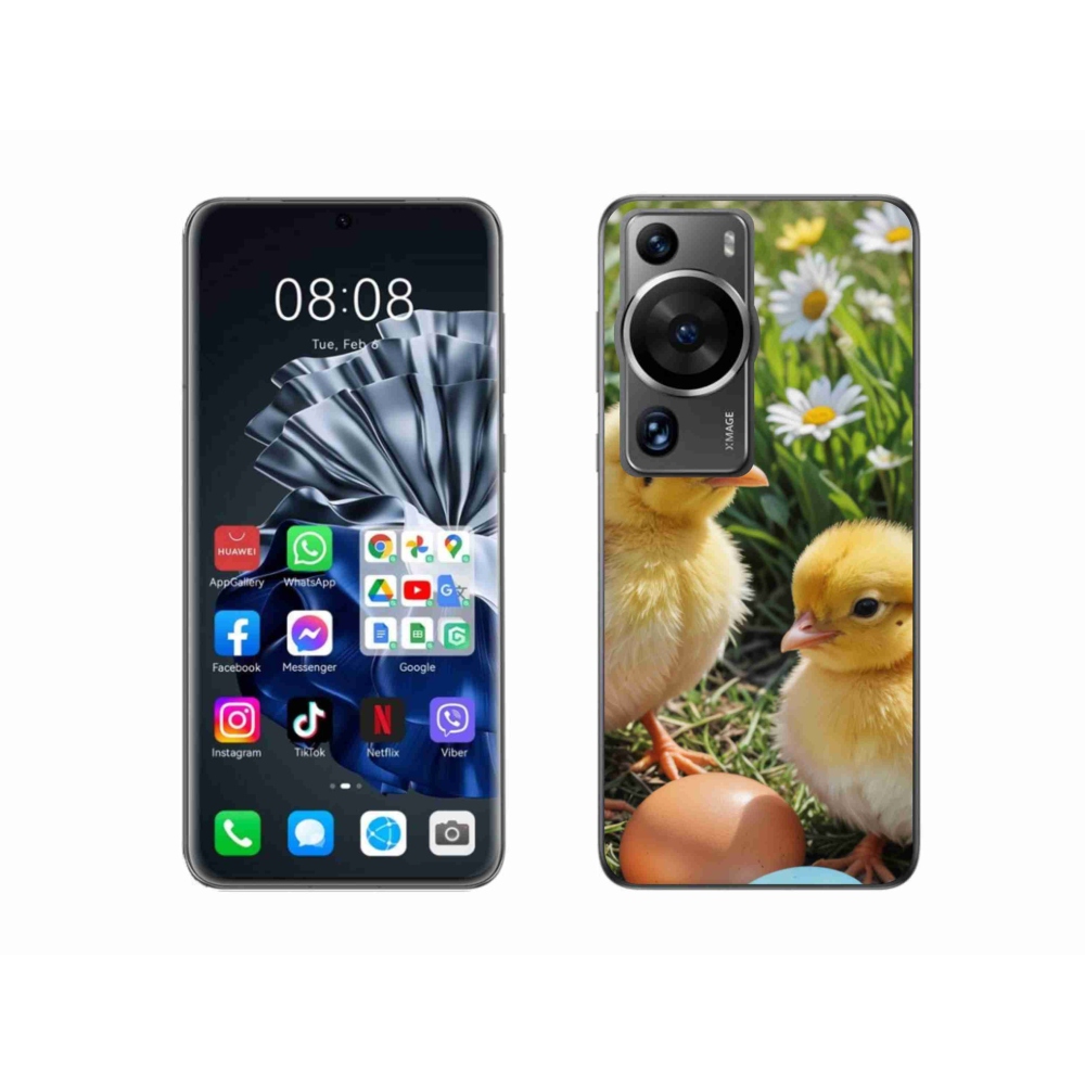 Gélový kryt mmCase na Huawei P60 Pro - kuriatka