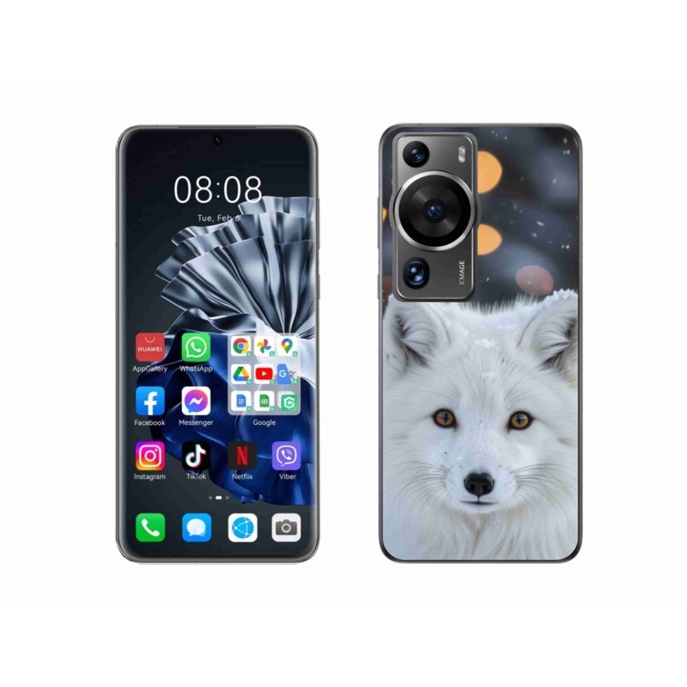 Gélový kryt mmCase na Huawei P60 Pro - líška polárna