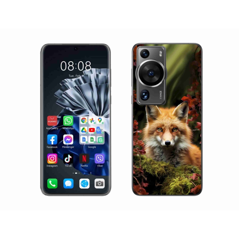 Gélový kryt mmCase na Huawei P60 Pro - líška v lese