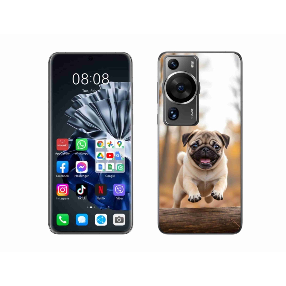Gélový kryt mmCase na Huawei P60 Pro - mops 2
