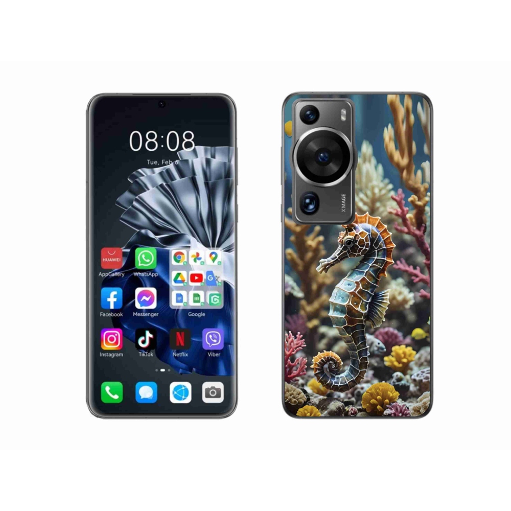 Gélový kryt mmCase na Huawei P60 Pro - morský koník 2
