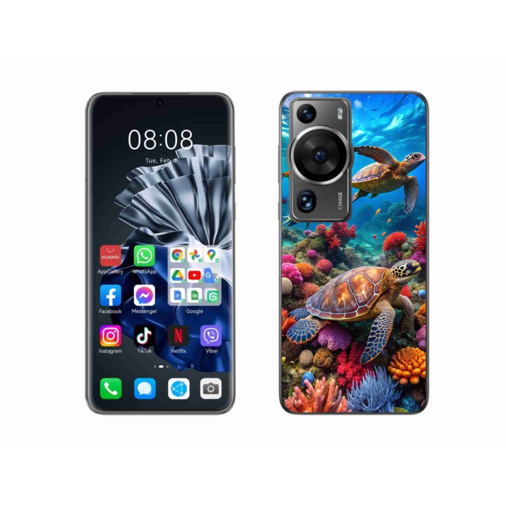 Gélový kryt mmCase na Huawei P60 Pro - morský svet 2