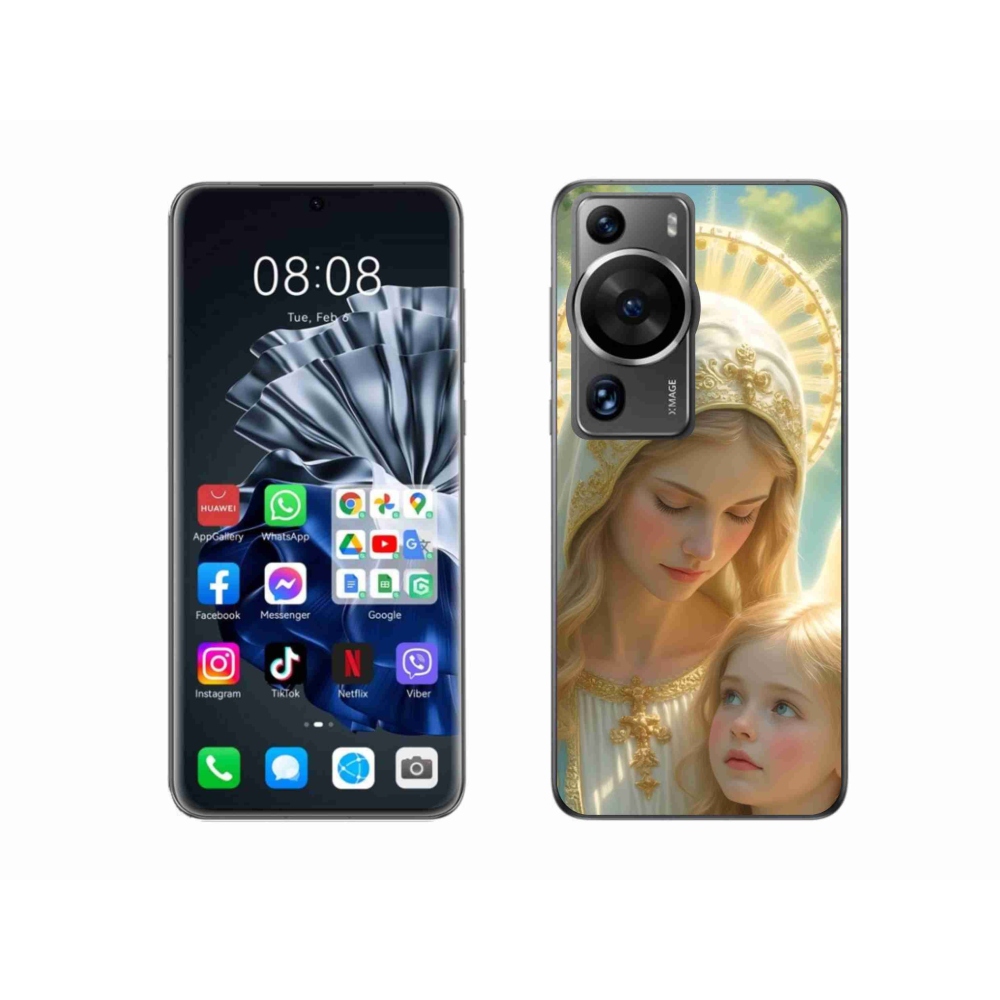 Gélový kryt mmCase na Huawei P60 Pro - náboženský motív 2