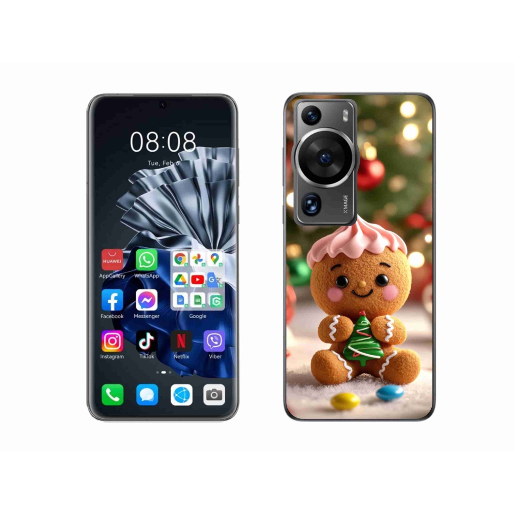 Gélový kryt mmCase na Huawei P60 Pro - perníček
