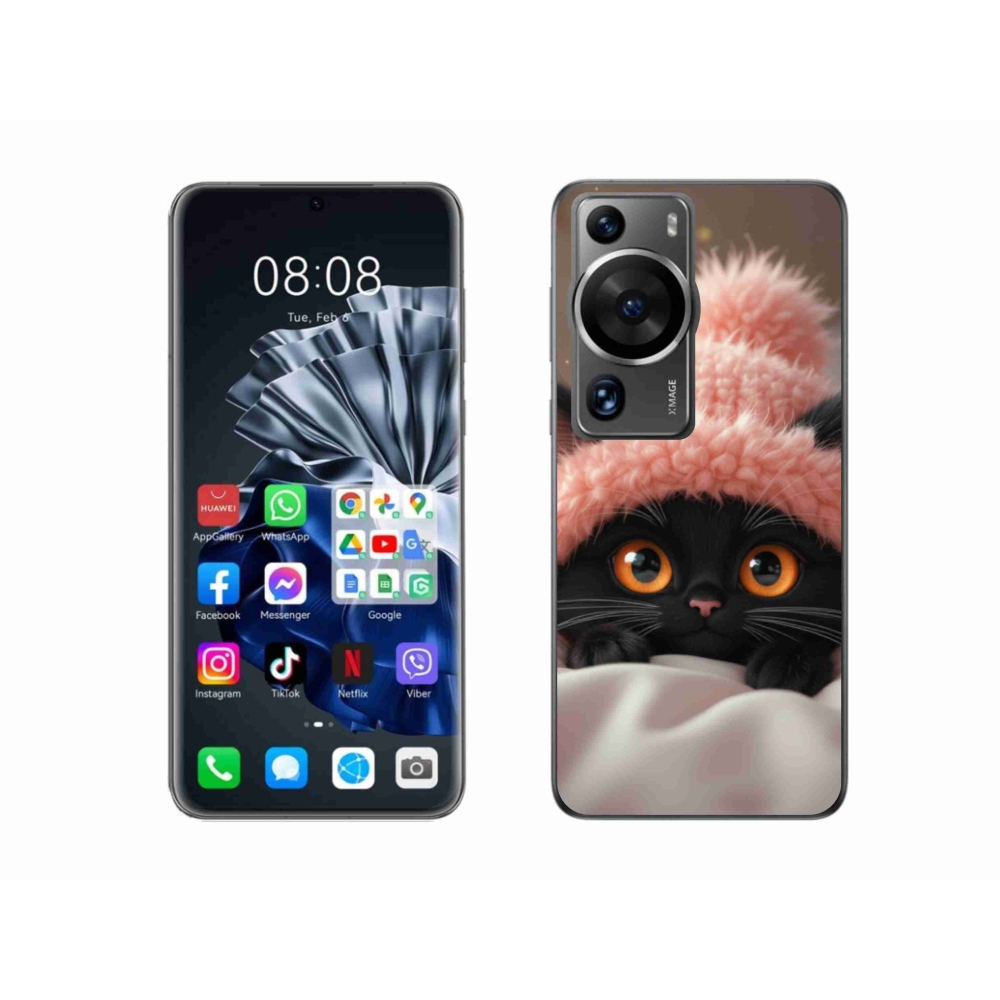 Gélový kryt mmCase na Huawei P60 Pro - roztomilé mačiatko 7