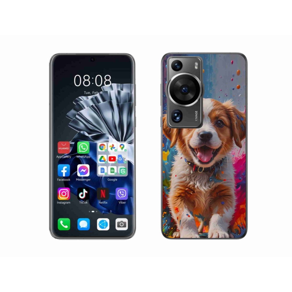 Gélový kryt mmCase na Huawei P60 Pro - roztomilé šteňa 3