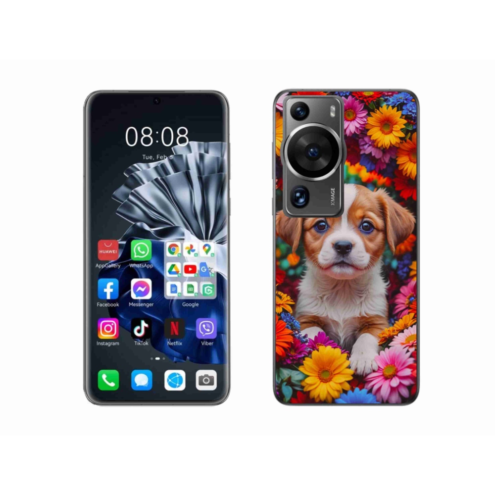 Gélový kryt mmCase na Huawei P60 Pro - roztomilé šteňa