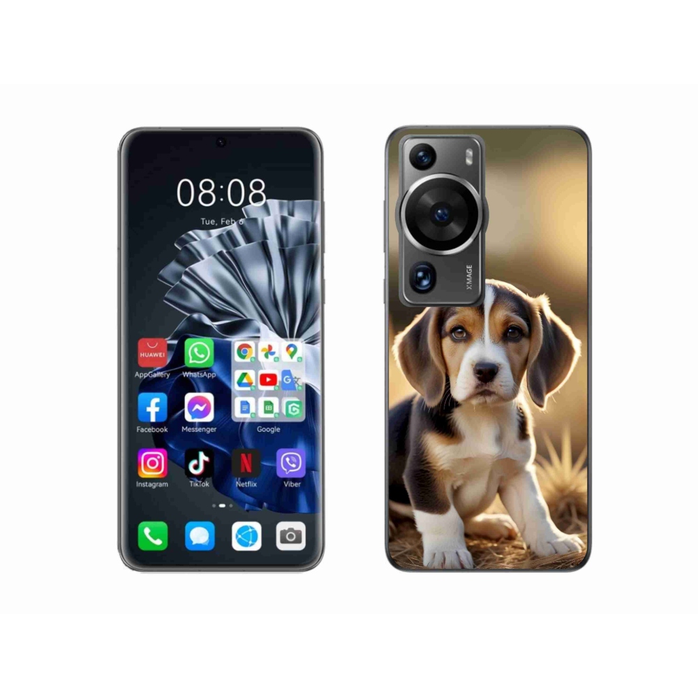 Gélový kryt mmCase na Huawei P60 Pro - roztomilý bígl