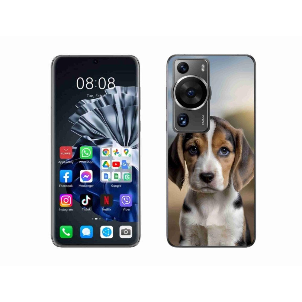 Gélový kryt mmCase na Huawei P60 Pro - roztomilý bígl