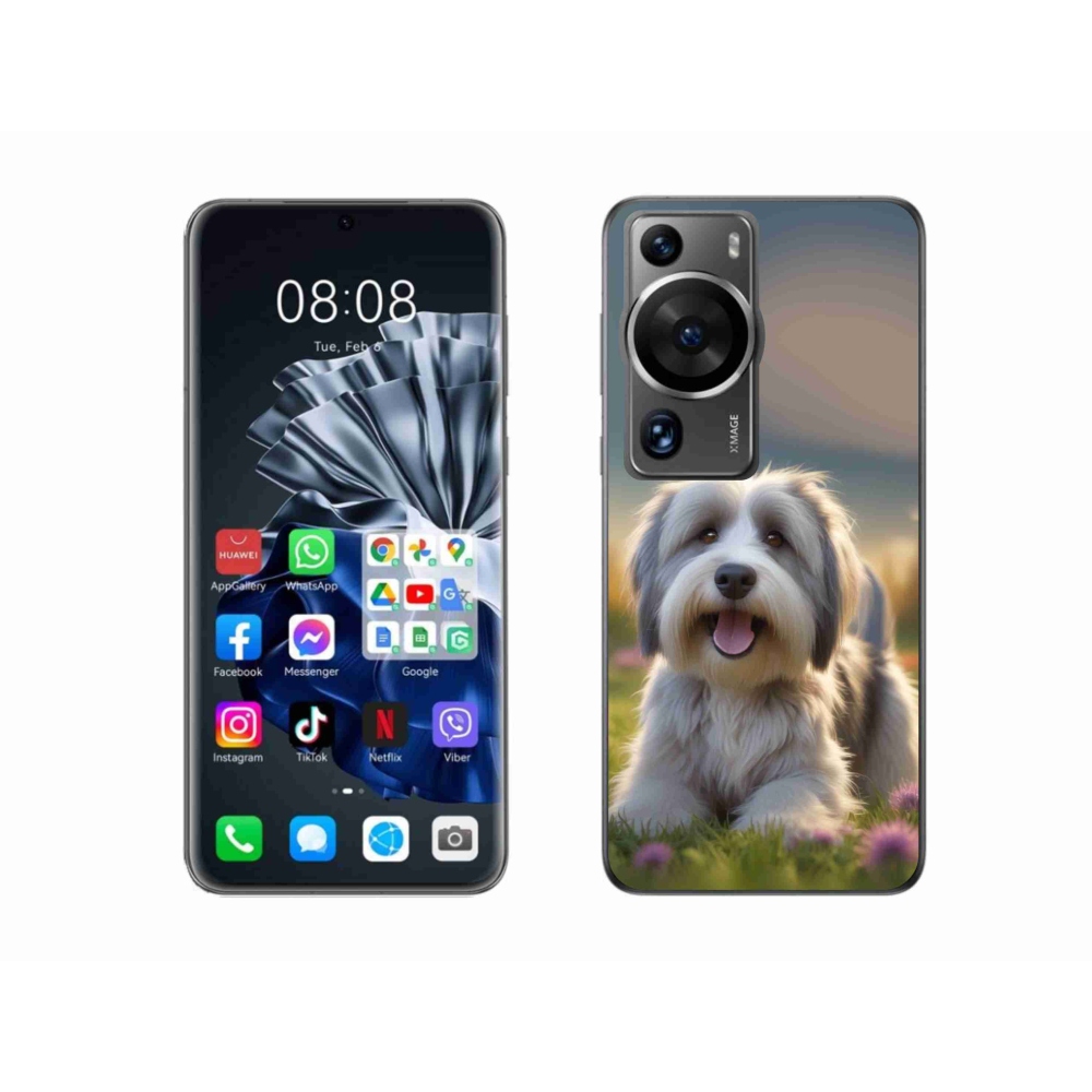 Gélový kryt mmCase na Huawei P60 Pro - roztomilý havanský psík