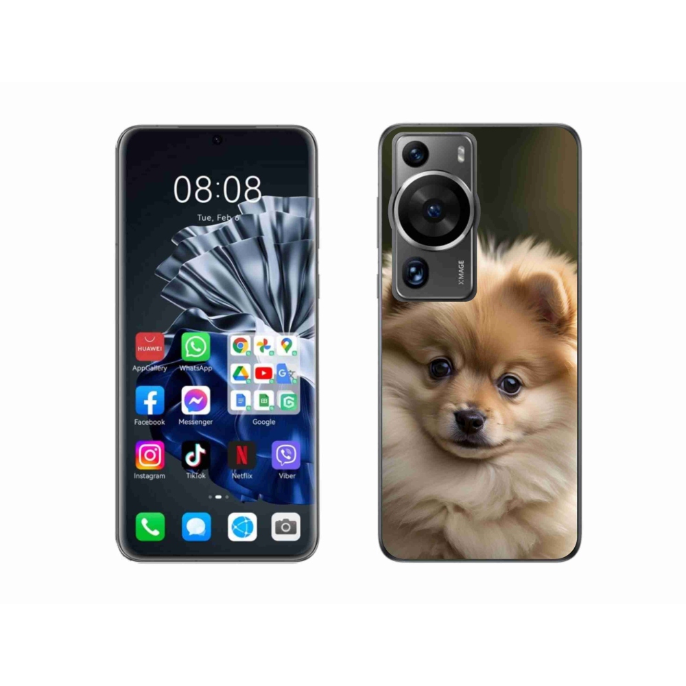 Gélový kryt mmCase na Huawei P60 Pro - roztomilý pomeranian 2