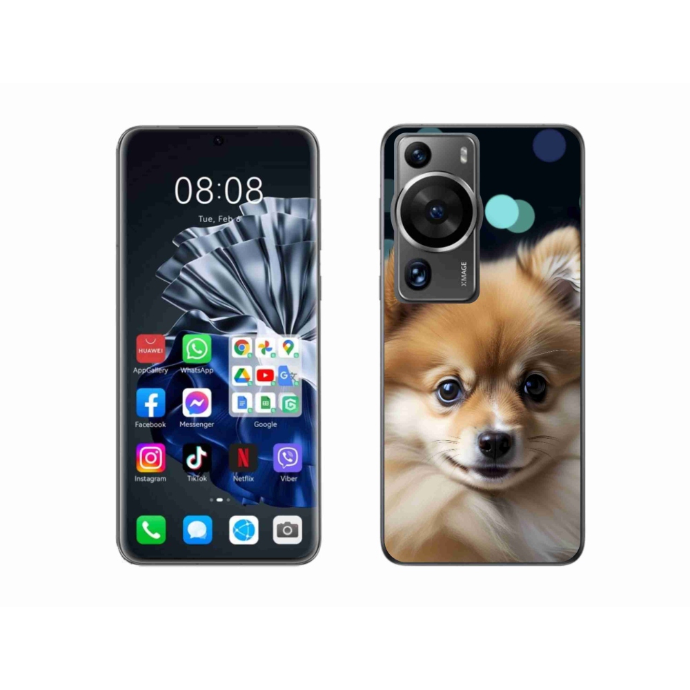 Gélový kryt mmCase na Huawei P60 Pro - roztomilý pomeranian