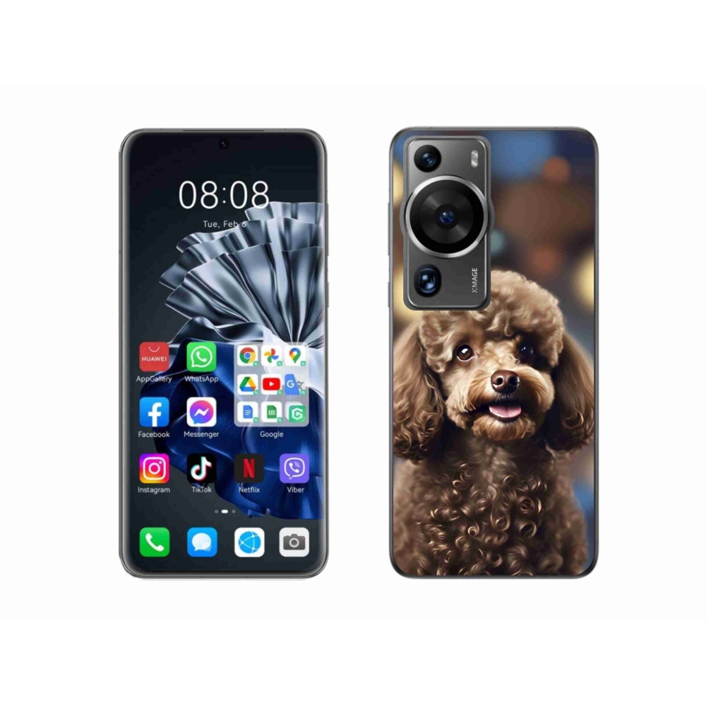 Gélový kryt mmCase na Huawei P60 Pro - roztomilý pudel