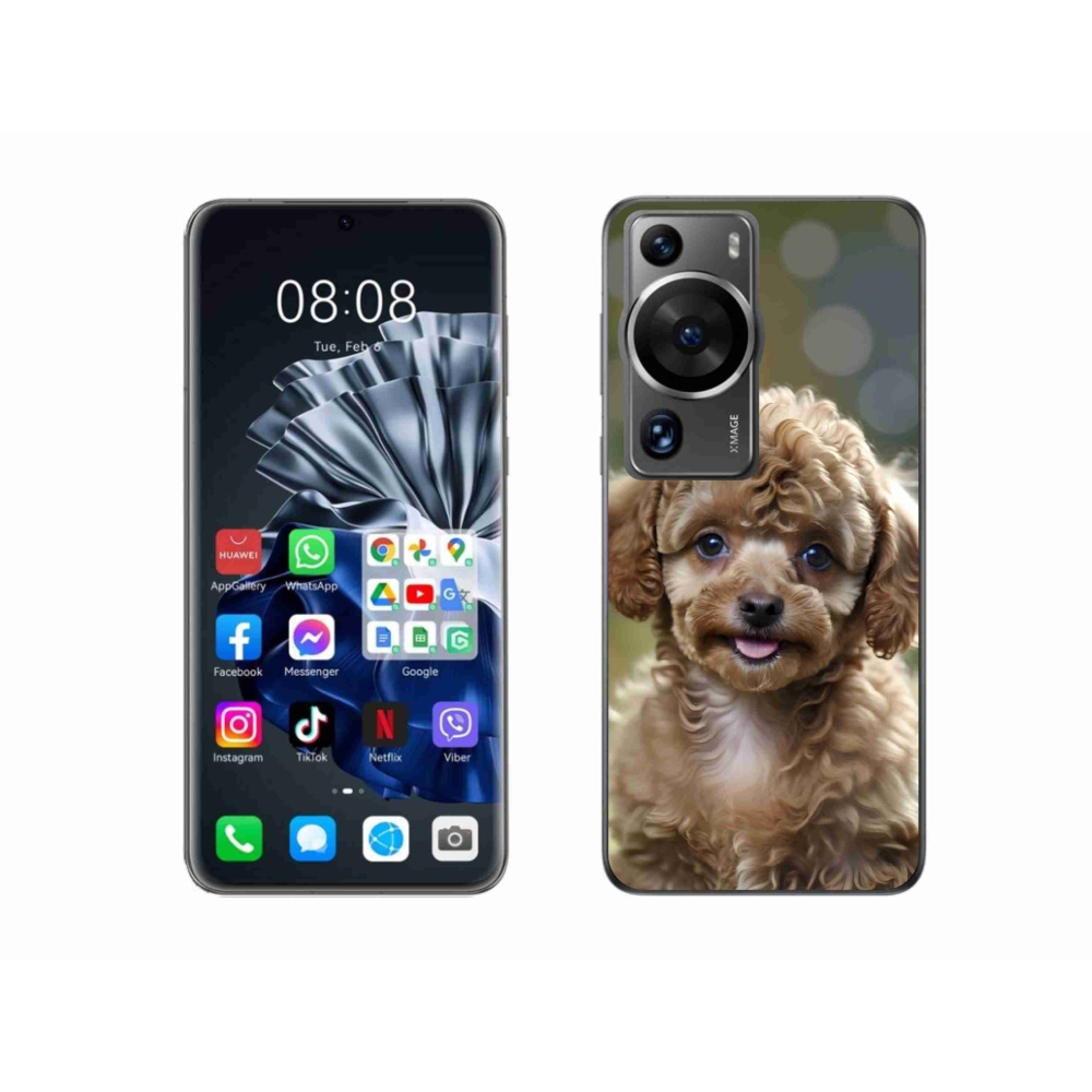 Gélový kryt mmCase na Huawei P60 Pro - roztomilý pudel