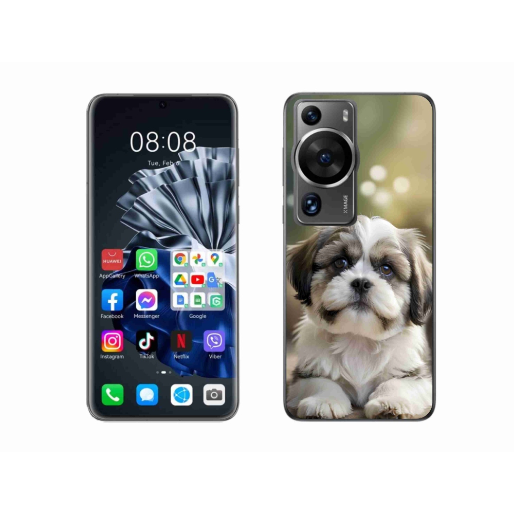 Gélový kryt mmCase na Huawei P60 Pro - roztomilý shih-tzu