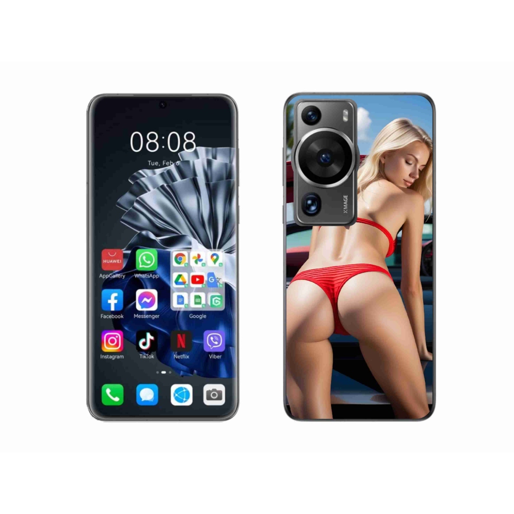 Gélový kryt mmCase na Huawei P60 Pro - sexy žena 2