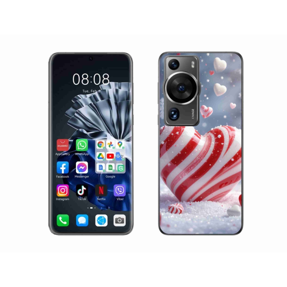 Gélový kryt mmCase na Huawei P60 Pro - sladké srdce