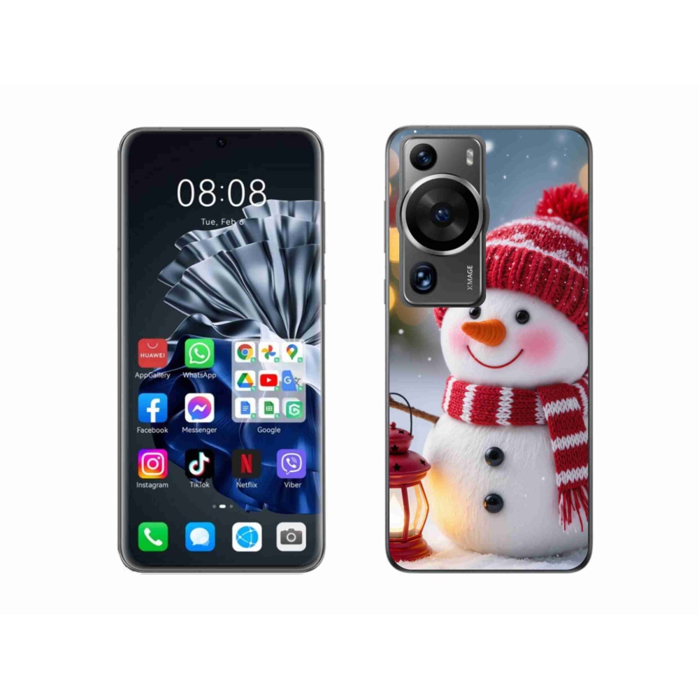 Gélový kryt mmCase na Huawei P60 Pro - snehuliak 2