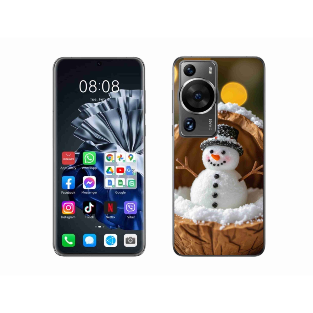Gélový kryt mmCase na Huawei P60 Pro - snehuliak 4