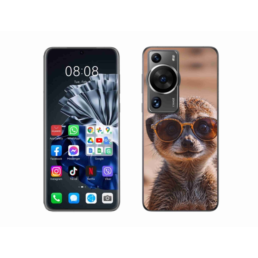 Gélový kryt mmCase na Huawei P60 Pro - štýlové surikata