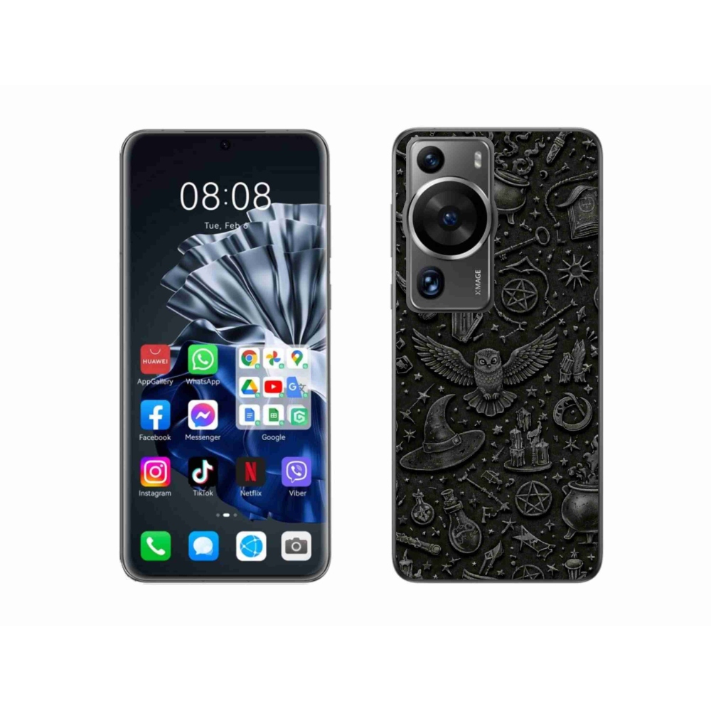 Gélový kryt mmCase na Huawei P60 Pro - tmavý magický svet