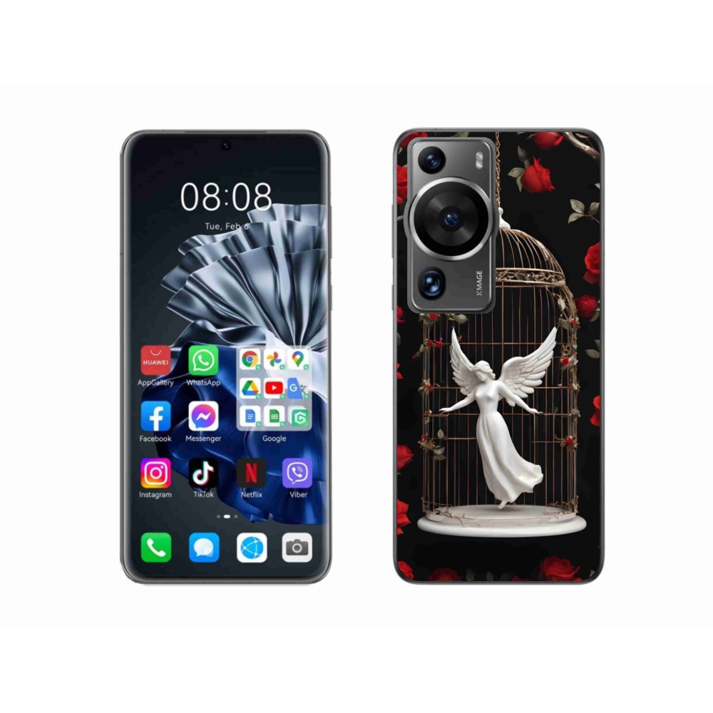 Gélový kryt mmCase na Huawei P60 Pro - uväznený anjel
