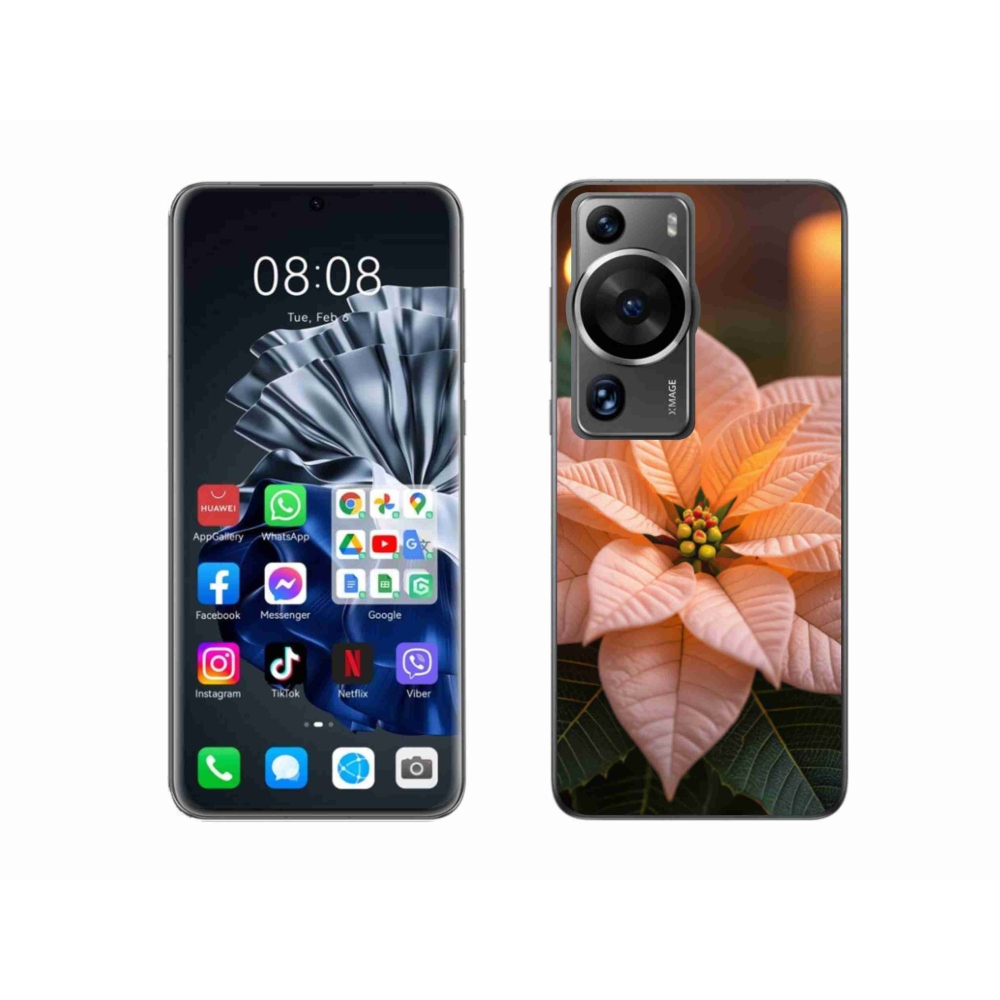 Gélový kryt mmCase na Huawei P60 Pro - vianočná hviezda